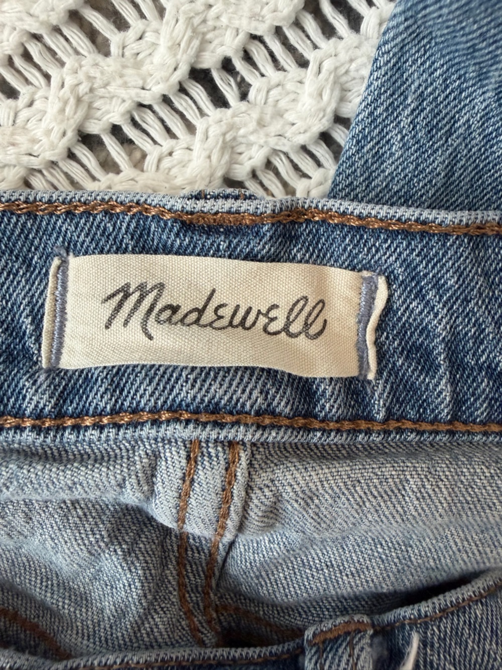MADEWELL EUC The Perfect Vintage Classic High-Rise Denim Jeans Women’s Size 26 - Picture 9 of 14